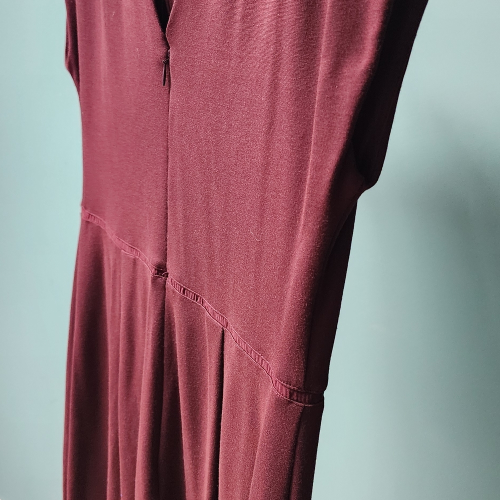Express Deep Burgundy Maxi Dress